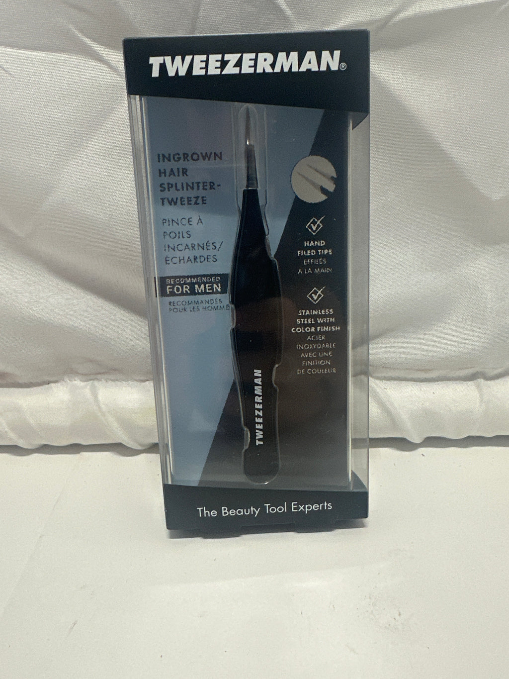 Tweezerman Ingrown Hair / Splinter Tweeze – Precision Stainless Steel Tweezers