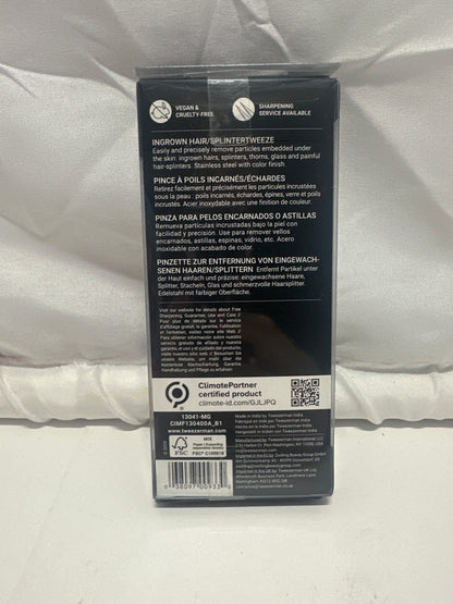 Tweezerman Ingrown Hair / Splinter Tweeze – Precision Stainless Steel Tweezers
