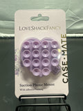 LoveShackFancy x Case-Mate lavender floral suction phone mount