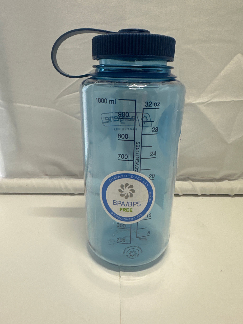 Nalgene Wide Mouth 32 oz Sustain Bottle - Baby Blue