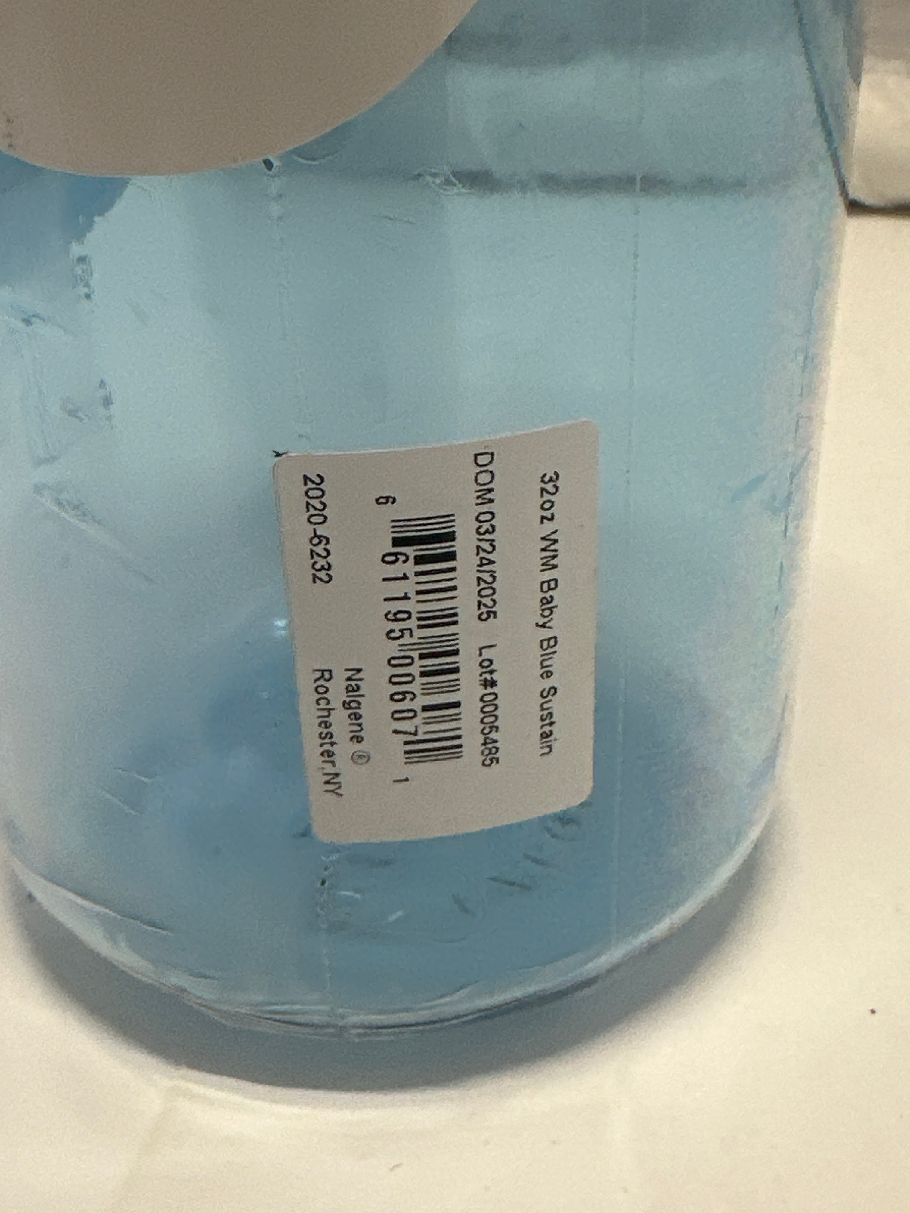 Nalgene Wide Mouth 32 oz Sustain Bottle - Baby Blue