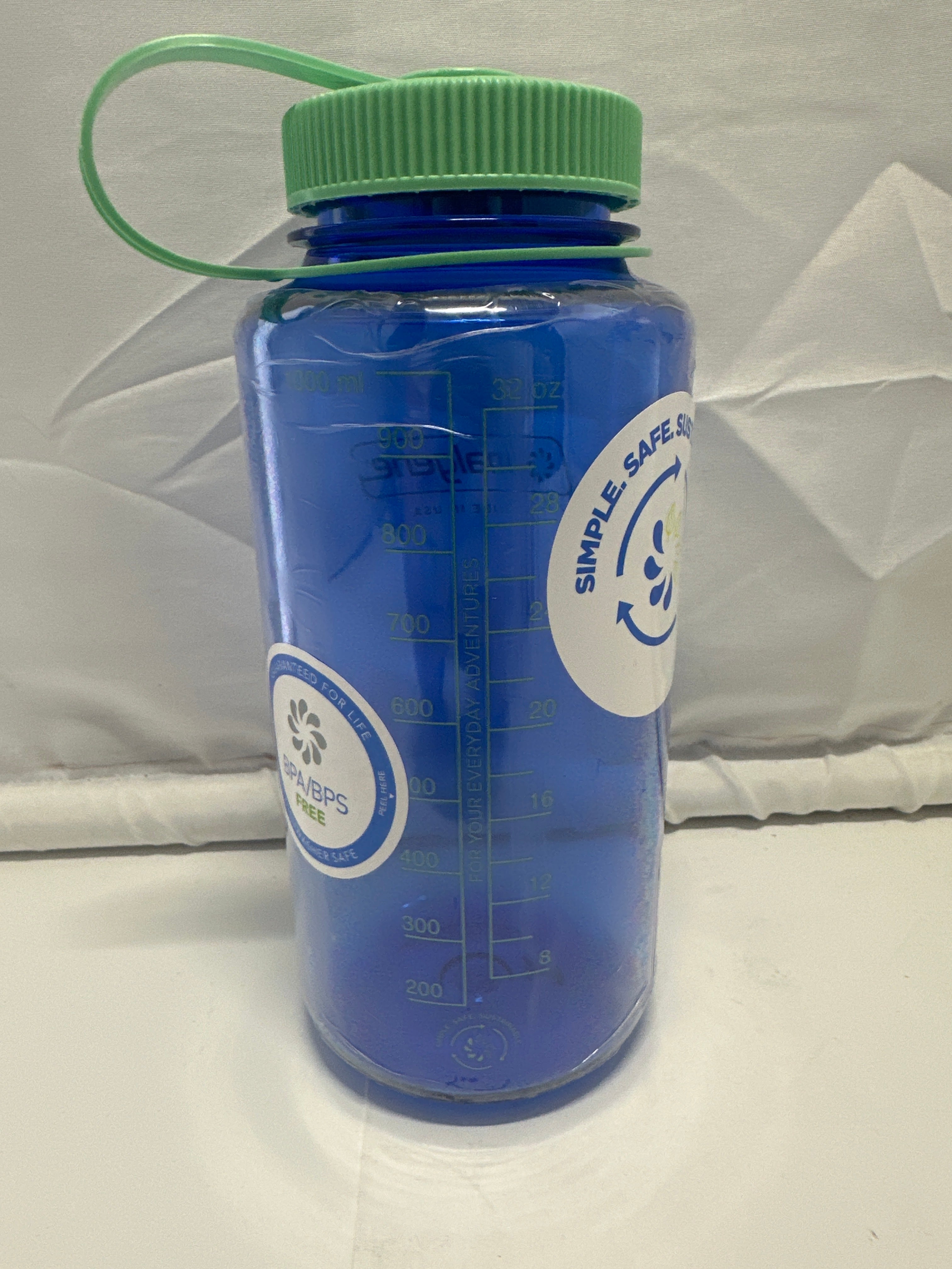 Nalgene Wide Mouth 32 oz Sustain Bottle - Cornflower