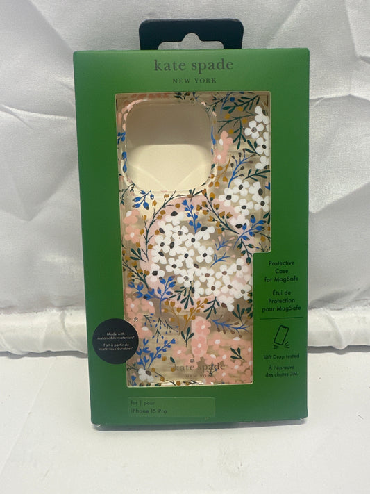 Kate Spade New York® Floral Clear Phone Case for iPhone 15 Pro