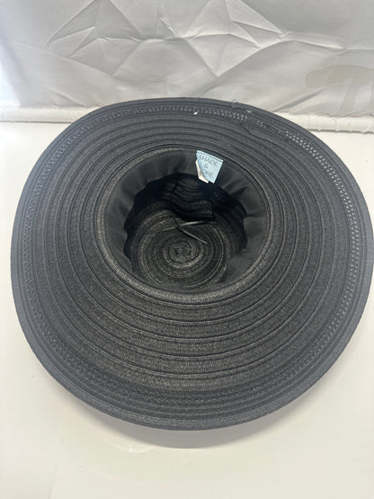 Shade & Shore Black Wide Brim Straw Sun Hat Women’s Beach Hat