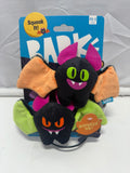 Bark Squeak It Halloween XS-S Dog Toy Squeaker Bats Crinkle Screech & Squeak