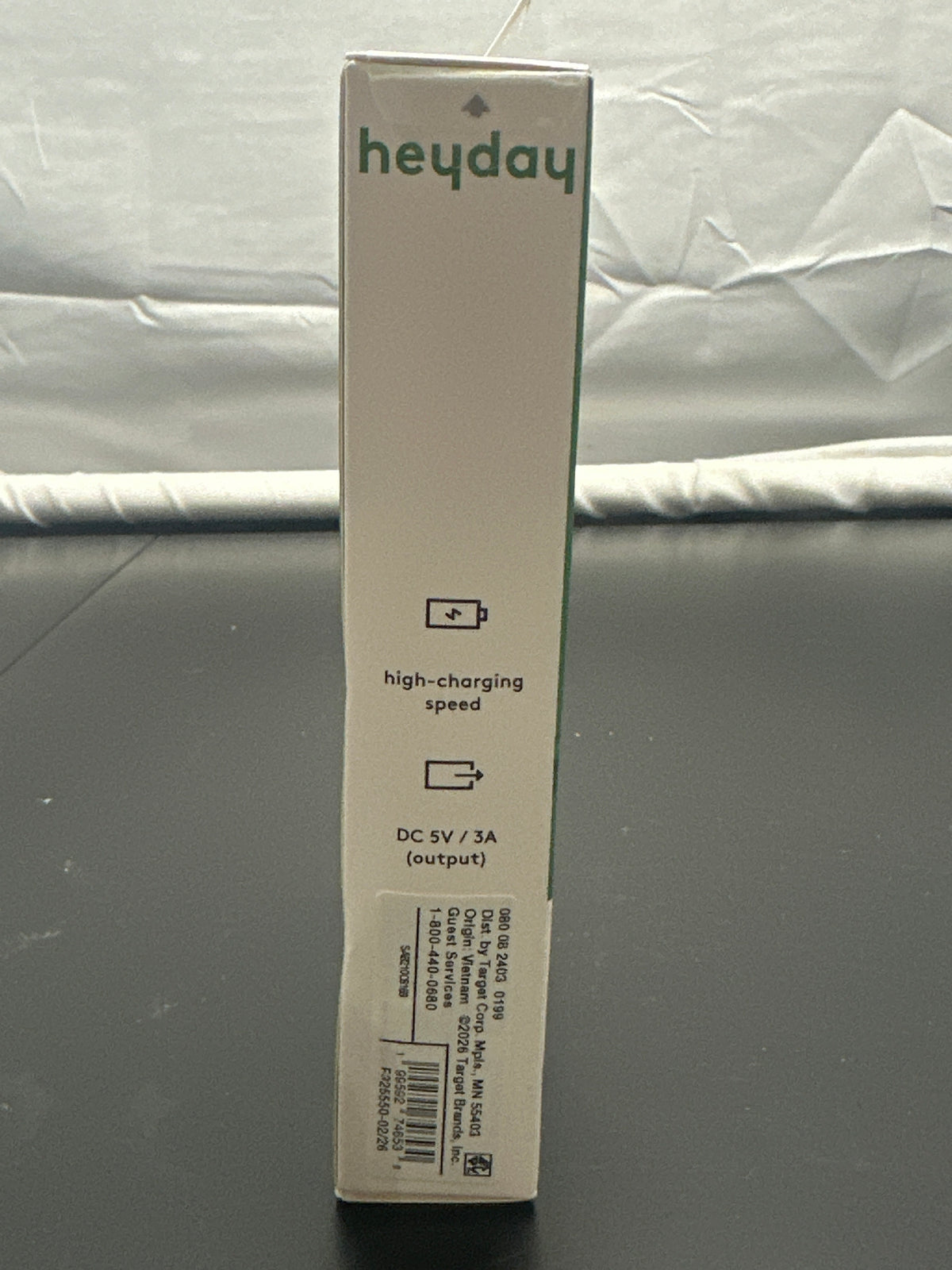 heyday Apple Green 10ft USB-A to USB-C Charging Cable