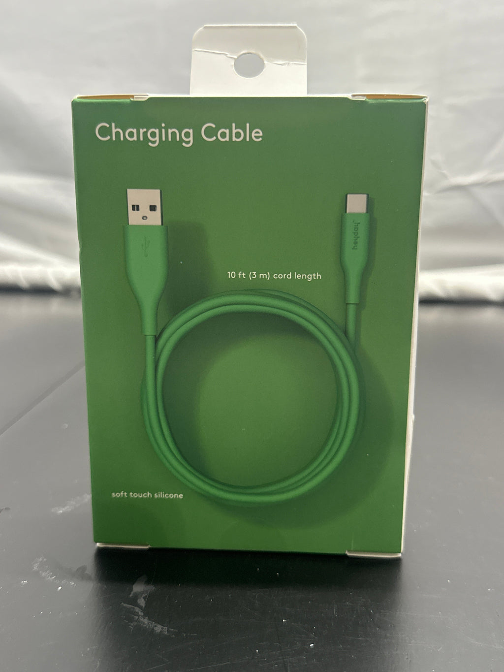 heyday Apple Green 10ft USB-A to USB-C Charging Cable