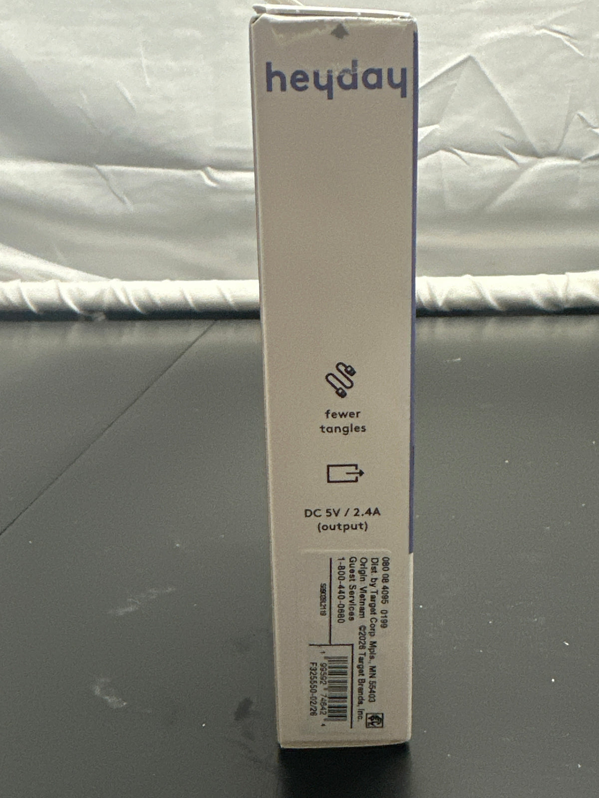heyday Future Dusk 8ft USB-A to Lightning Silicone Charging Cable