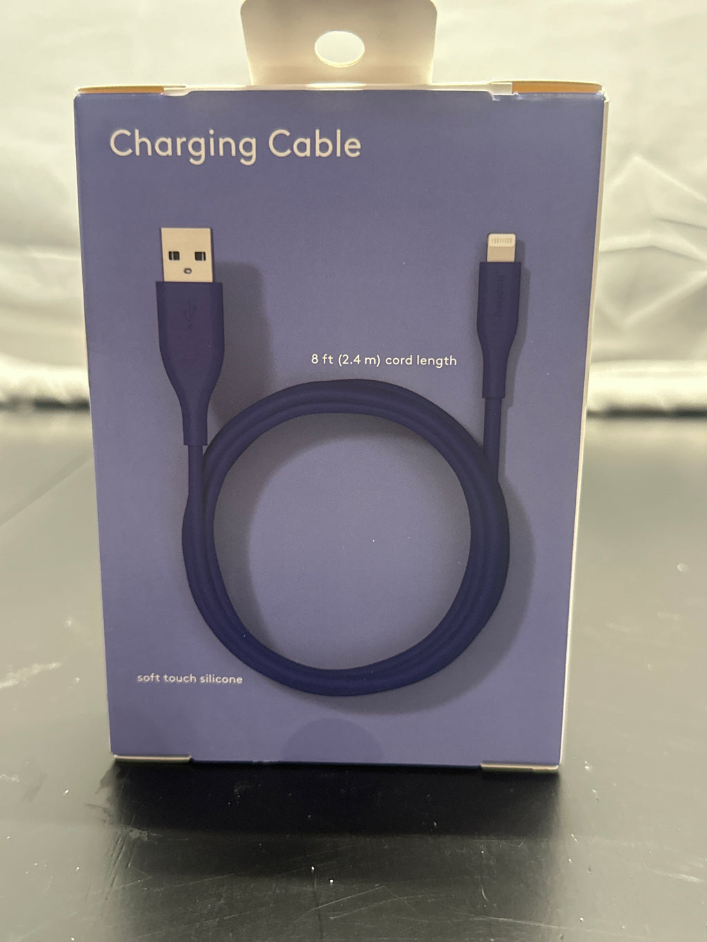 heyday Future Dusk 8ft USB-A to Lightning Silicone Charging Cable