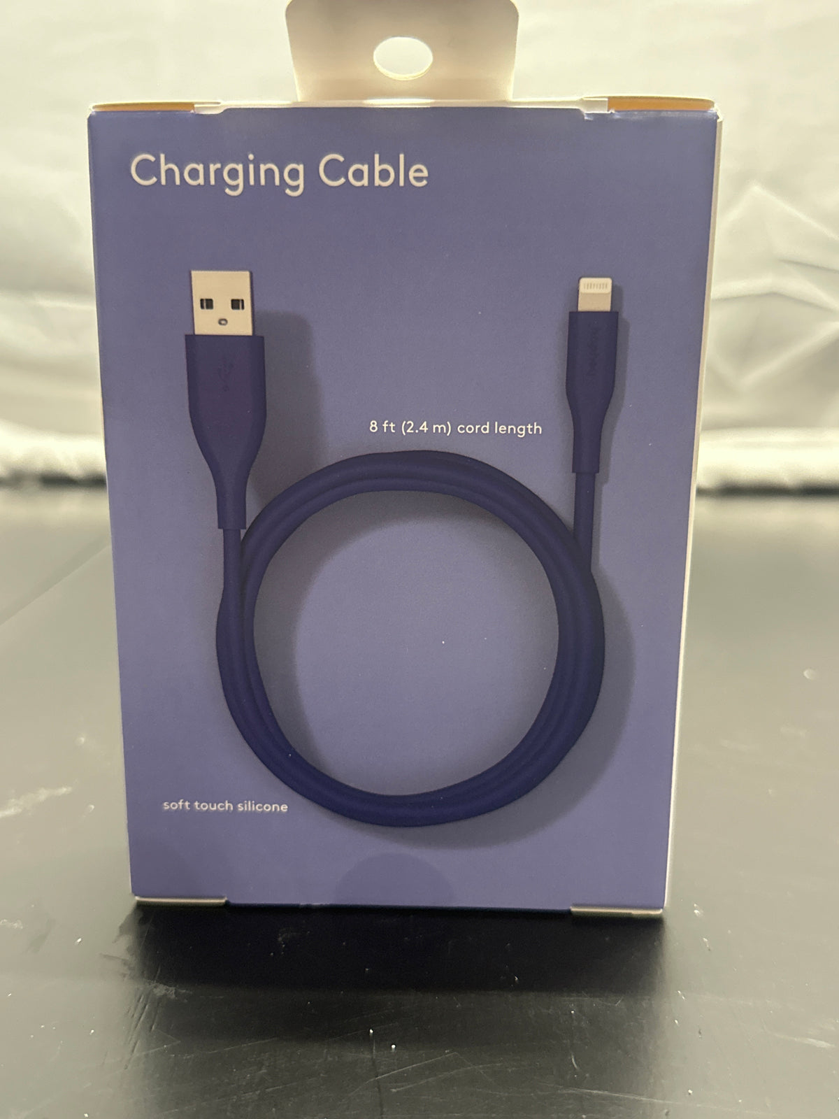 heyday Future Dusk 8ft USB-A to Lightning Silicone Charging Cable