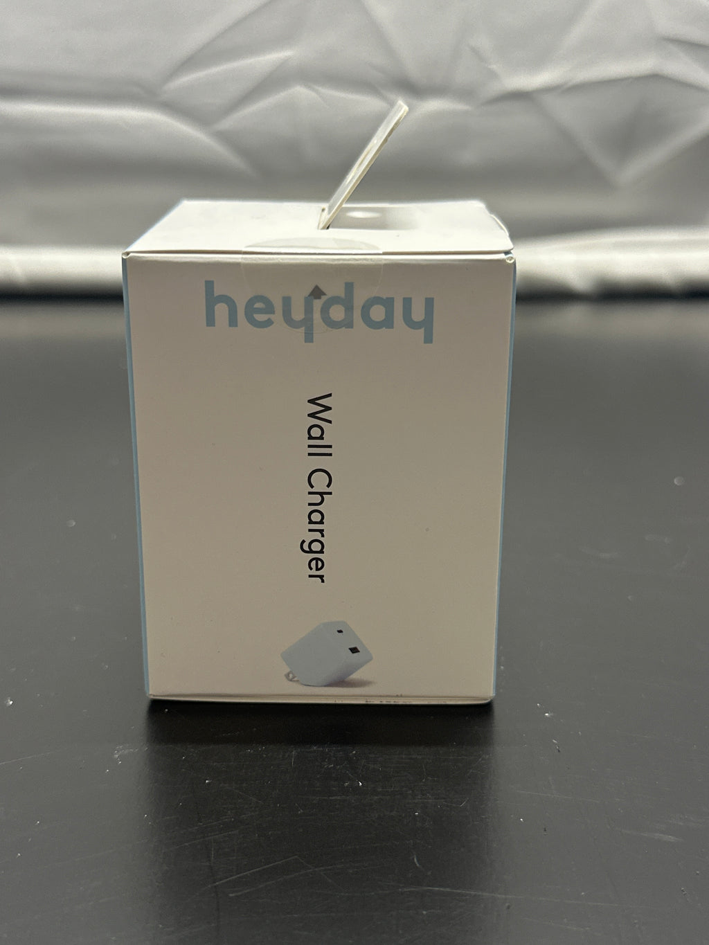 heyday blue 25W dual-port wall charger retail box side
