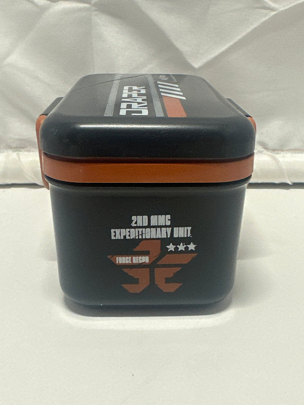 Draper Snack Box Lunch Container – Black & Orange Storage Case