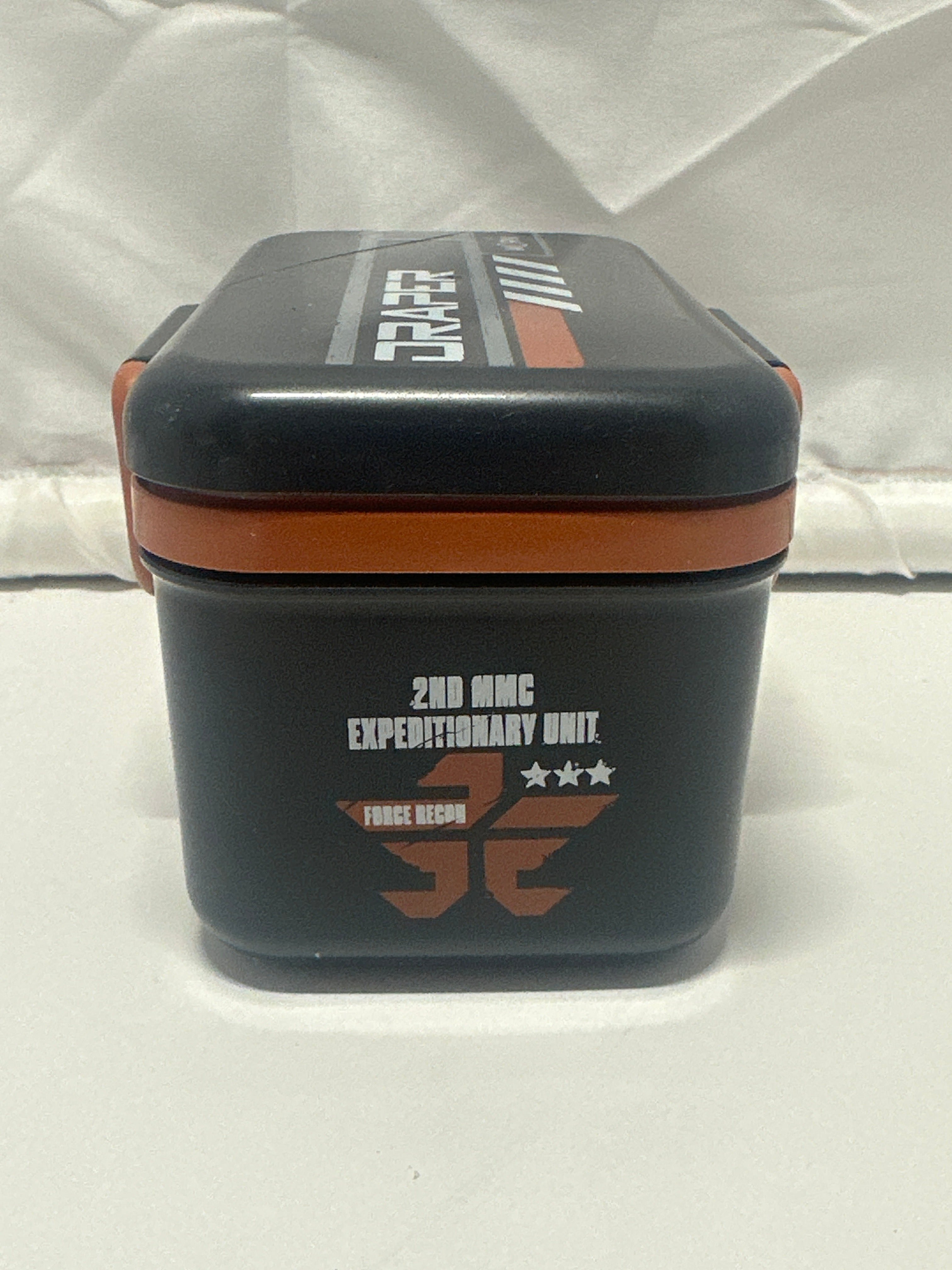 Draper Snack Box Lunch Container – Black & Orange Storage Case