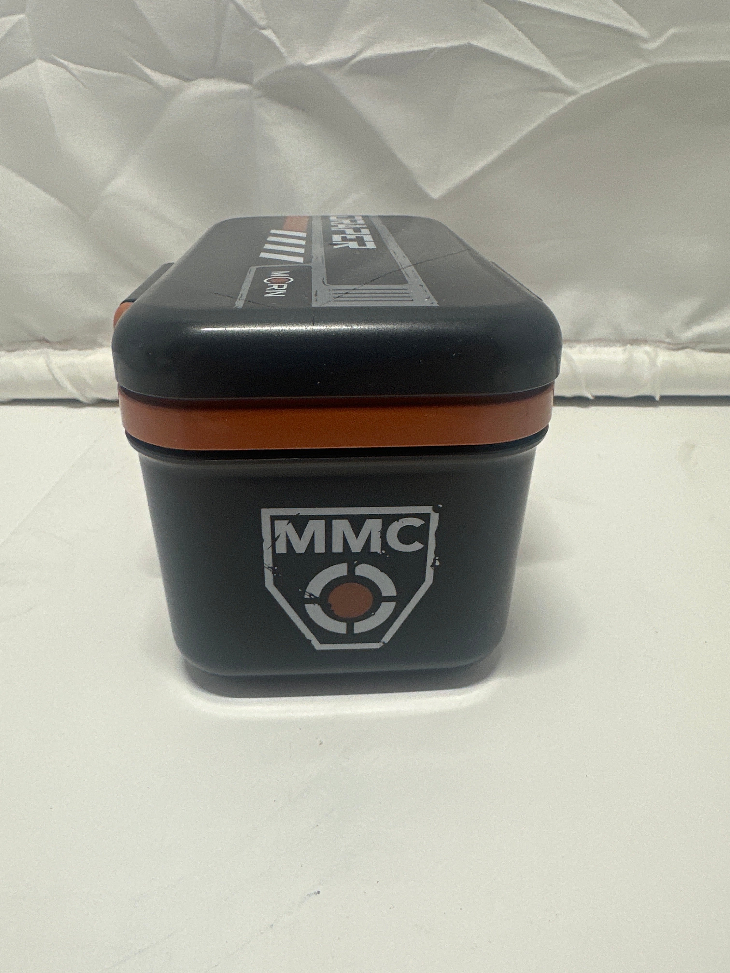Draper Snack Box Lunch Container – Black & Orange Storage Case