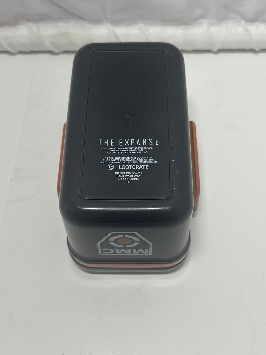 Draper Snack Box Lunch Container – Black & Orange Storage Case