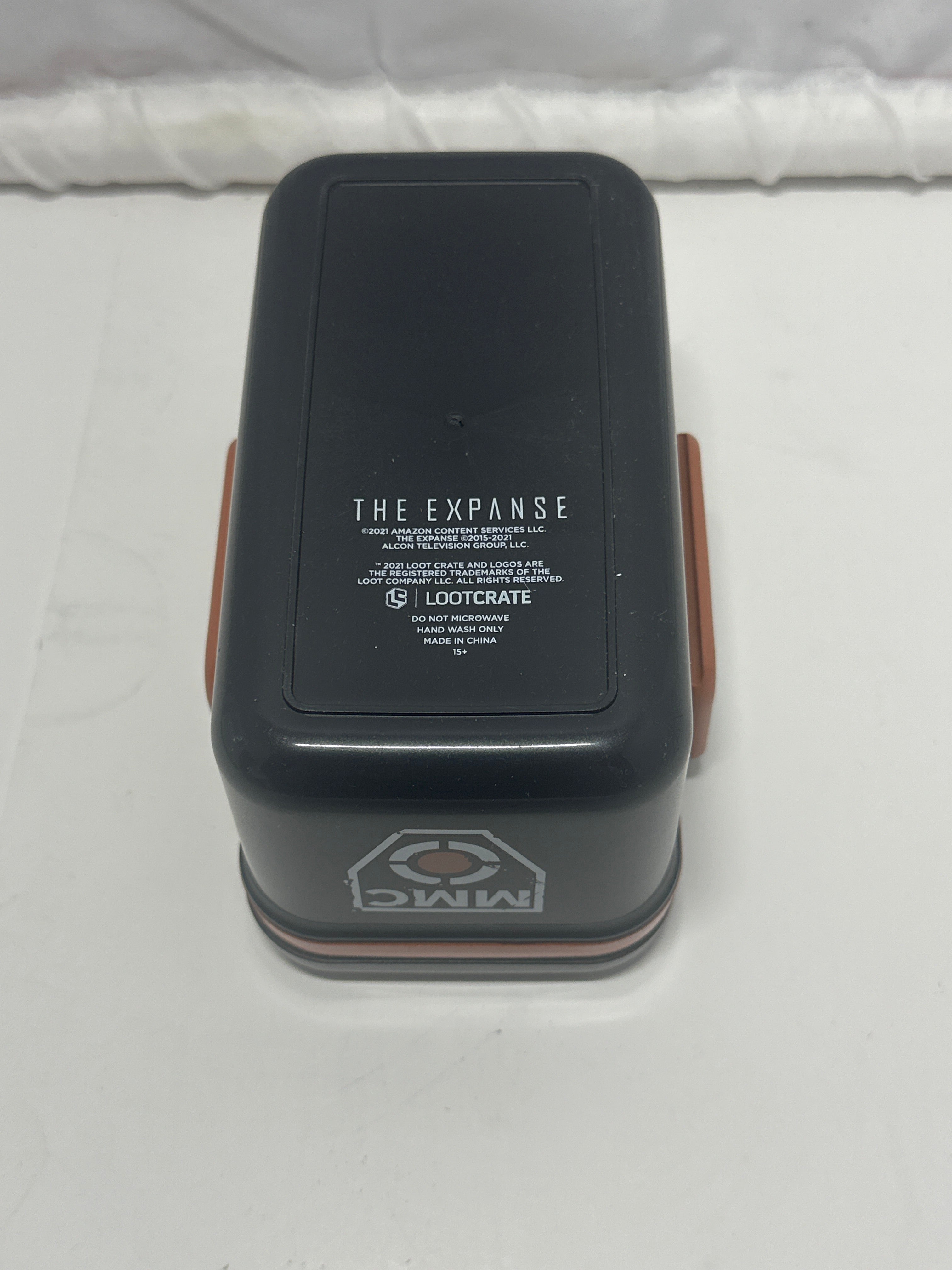 Draper Snack Box Lunch Container – Black & Orange Storage Case