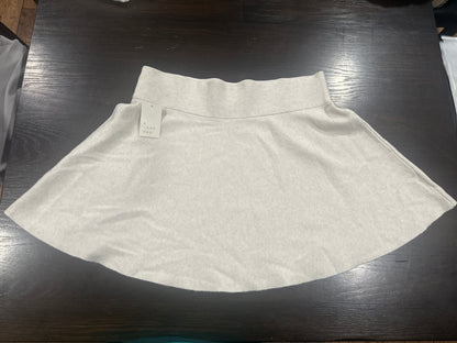 A New Day Women's Oatmeal Knit Pull On Flare Skirt XXL