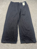 Universal Thread women's black wide-leg drawstring pants image 1