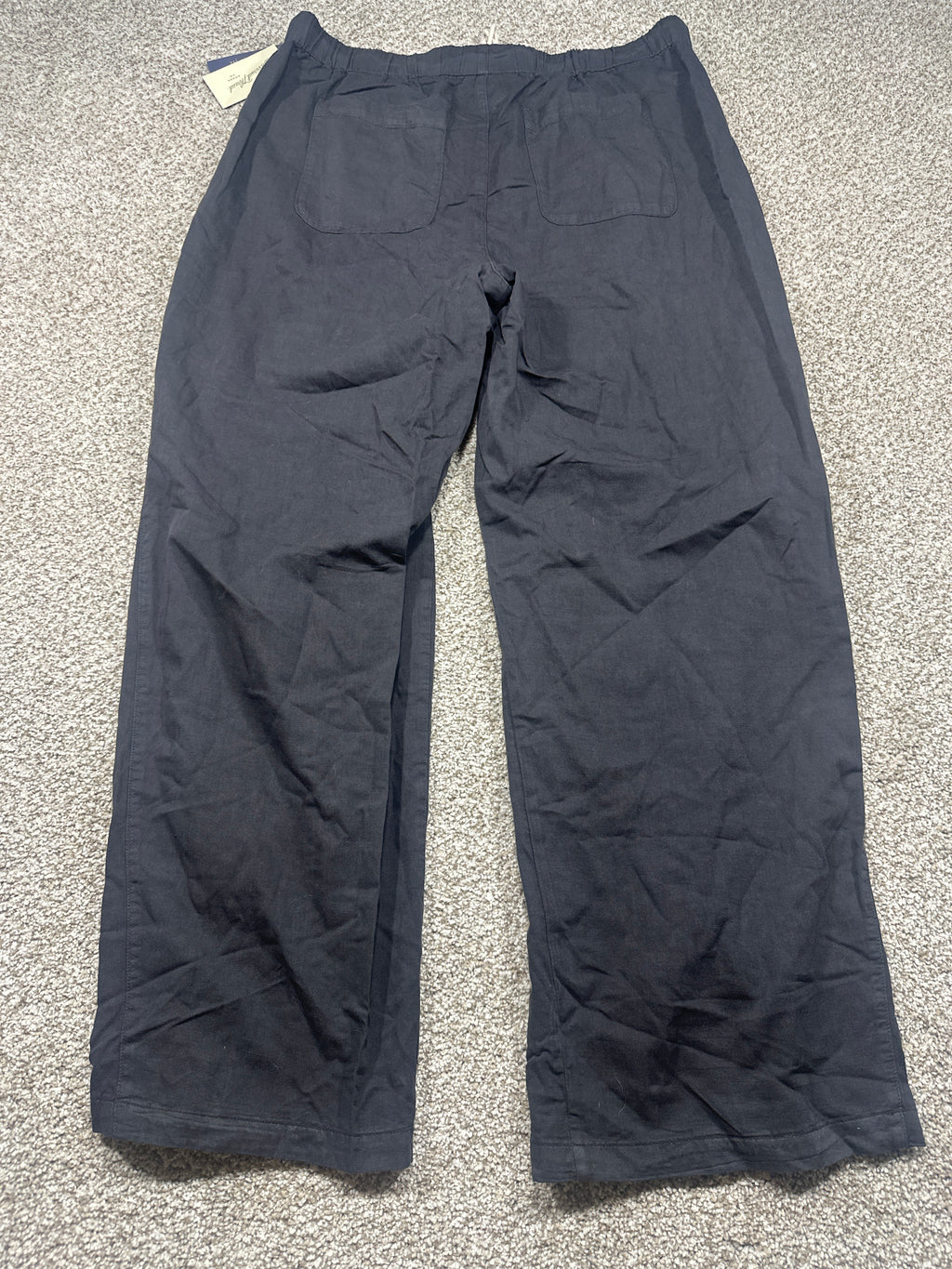 Universal Thread women's black wide-leg drawstring pants image 3
