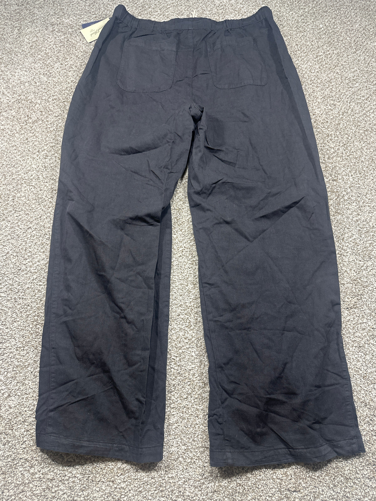 Universal Thread women's black wide-leg drawstring pants image 3