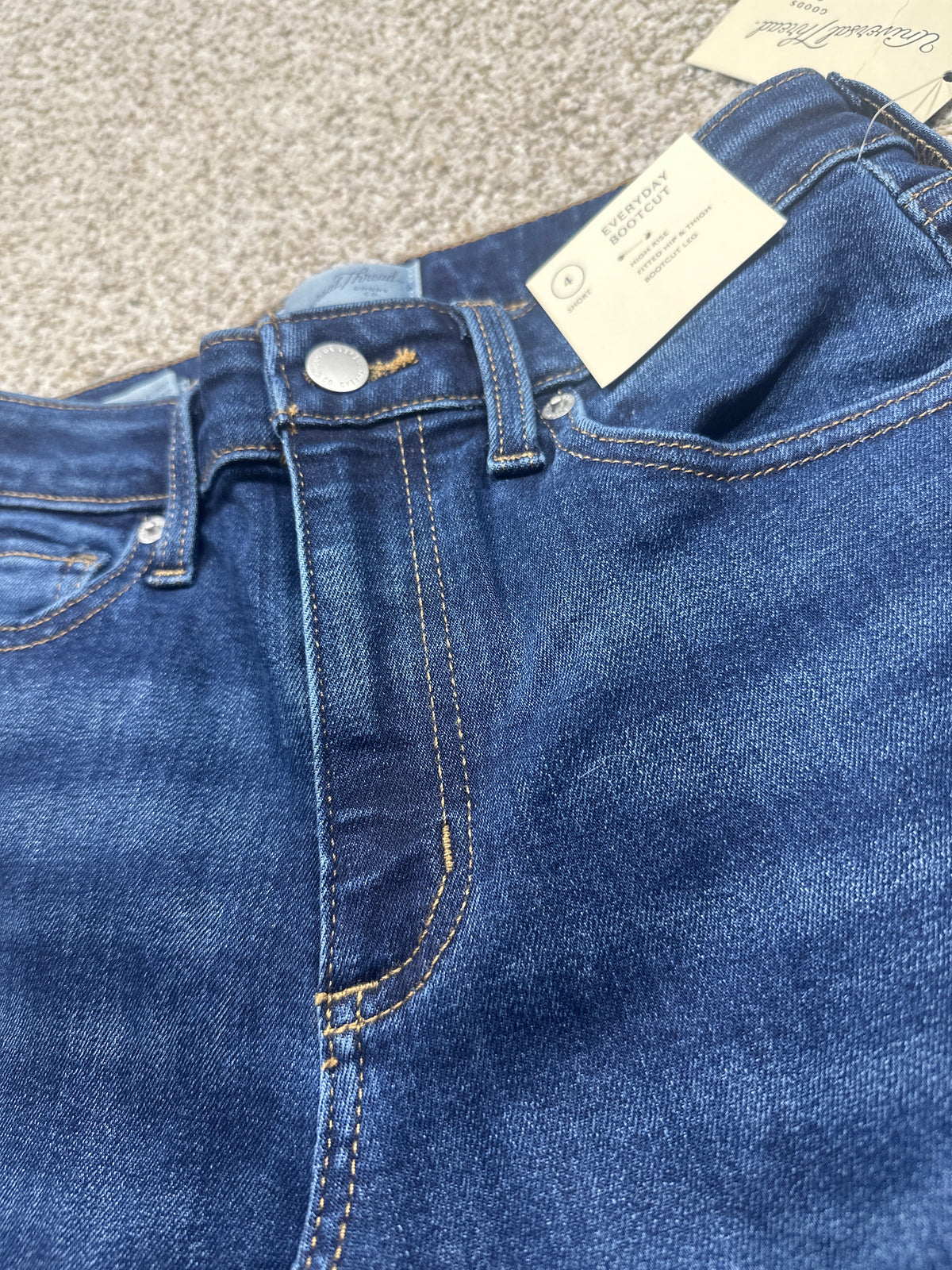 Universal Thread women's dark wash high-rise bootcut jeans image 2