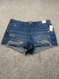 Universal Thread women's medium wash distressed jeans image 1