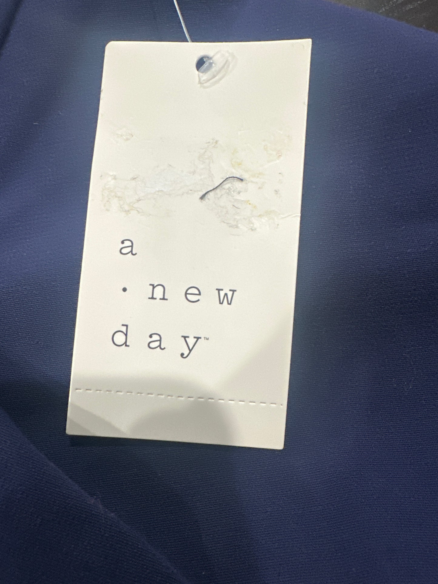A New Day Women's High Rise Dress Shorts Navy Blue
