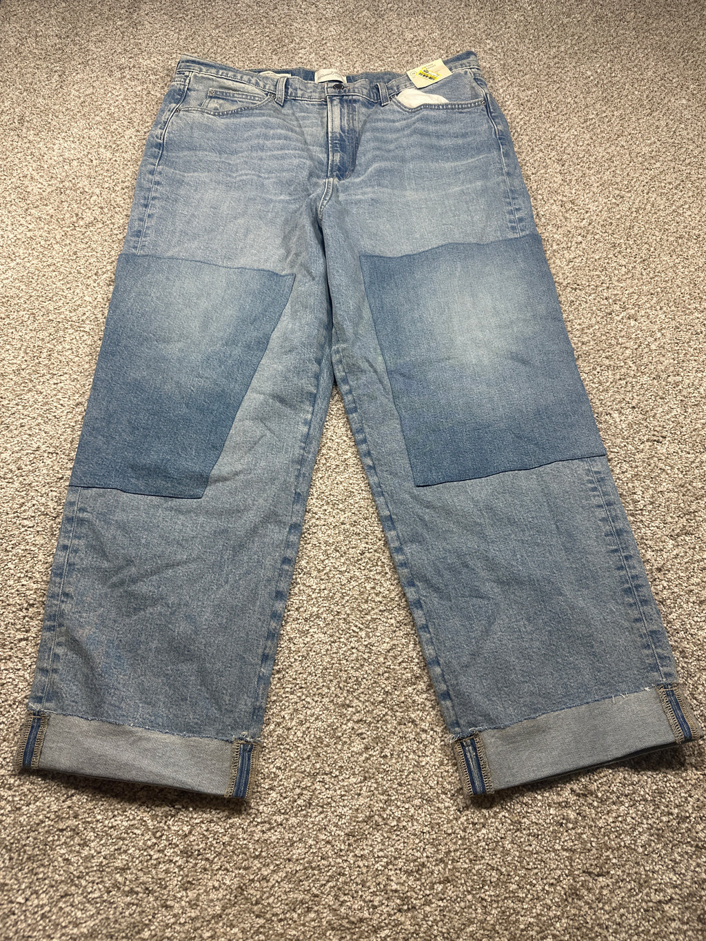 Universal Thread women’s medium wash high-rise vintage straight jeans, front view
