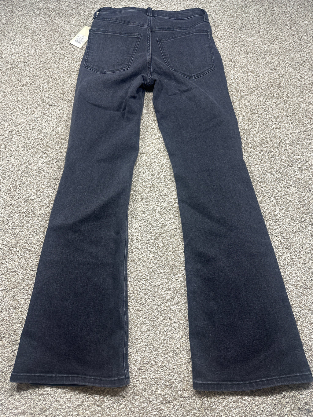 Universal Thread women’s black high-rise bootcut jeans, back view
