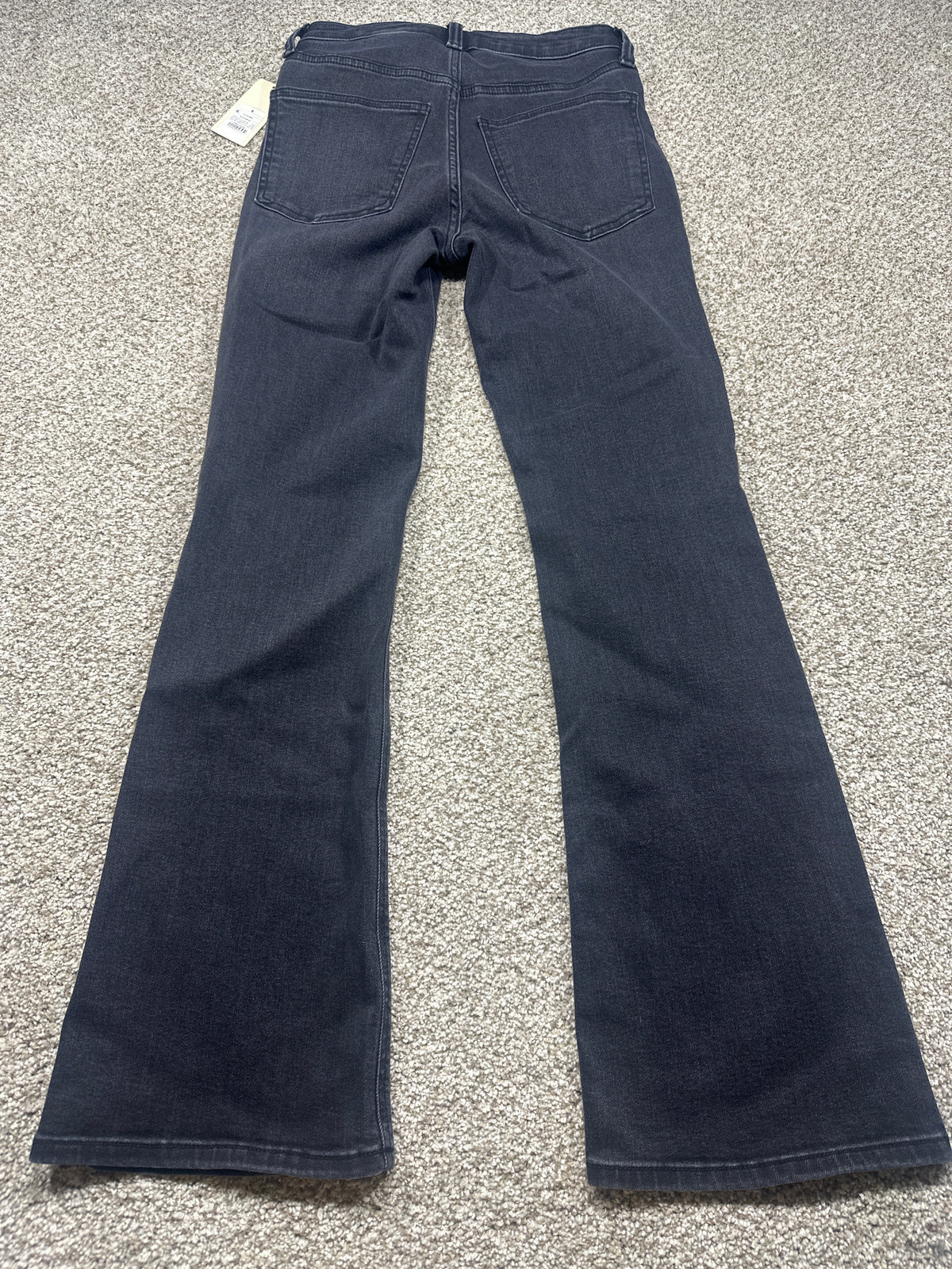 Universal Thread women’s black high-rise bootcut jeans, back view