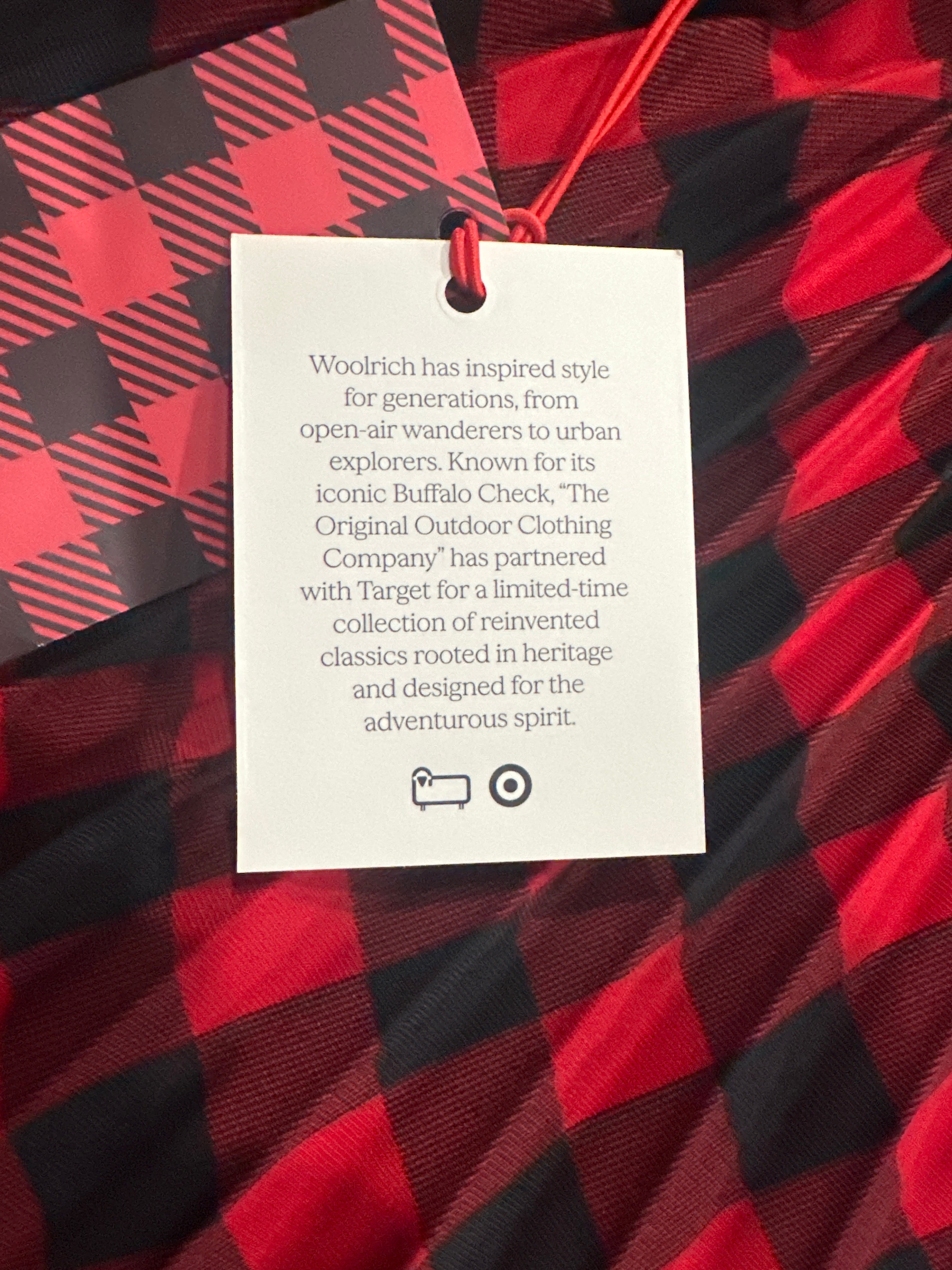 Woolrich Women's Pleated Ankle Skirt Red Black Buffalo Plaid