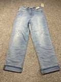 Universal Thread women’s light wash vintage straight jeans, front view