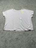 Universal Thread women’s light pink short sleeve T-shirt front view
