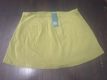 Wild Fable Women's Olive Green Mini Skirt