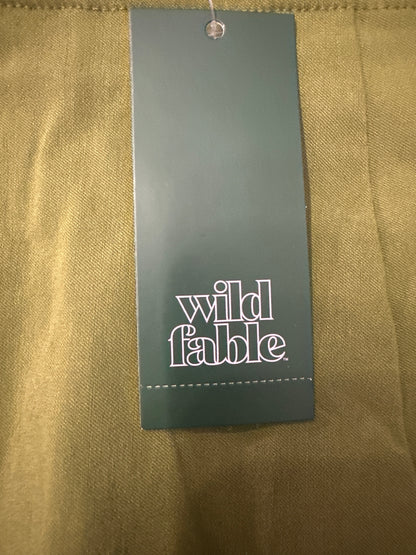 Wild Fable Women's Olive Green Mini Skirt