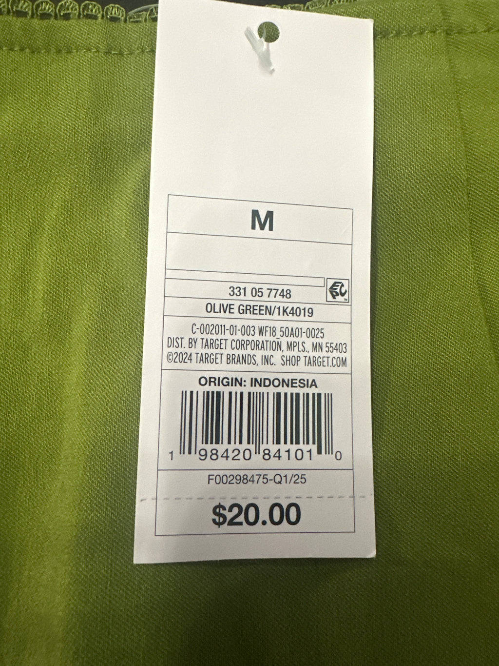 Wild Fable Women's Olive Green Mini Skirt