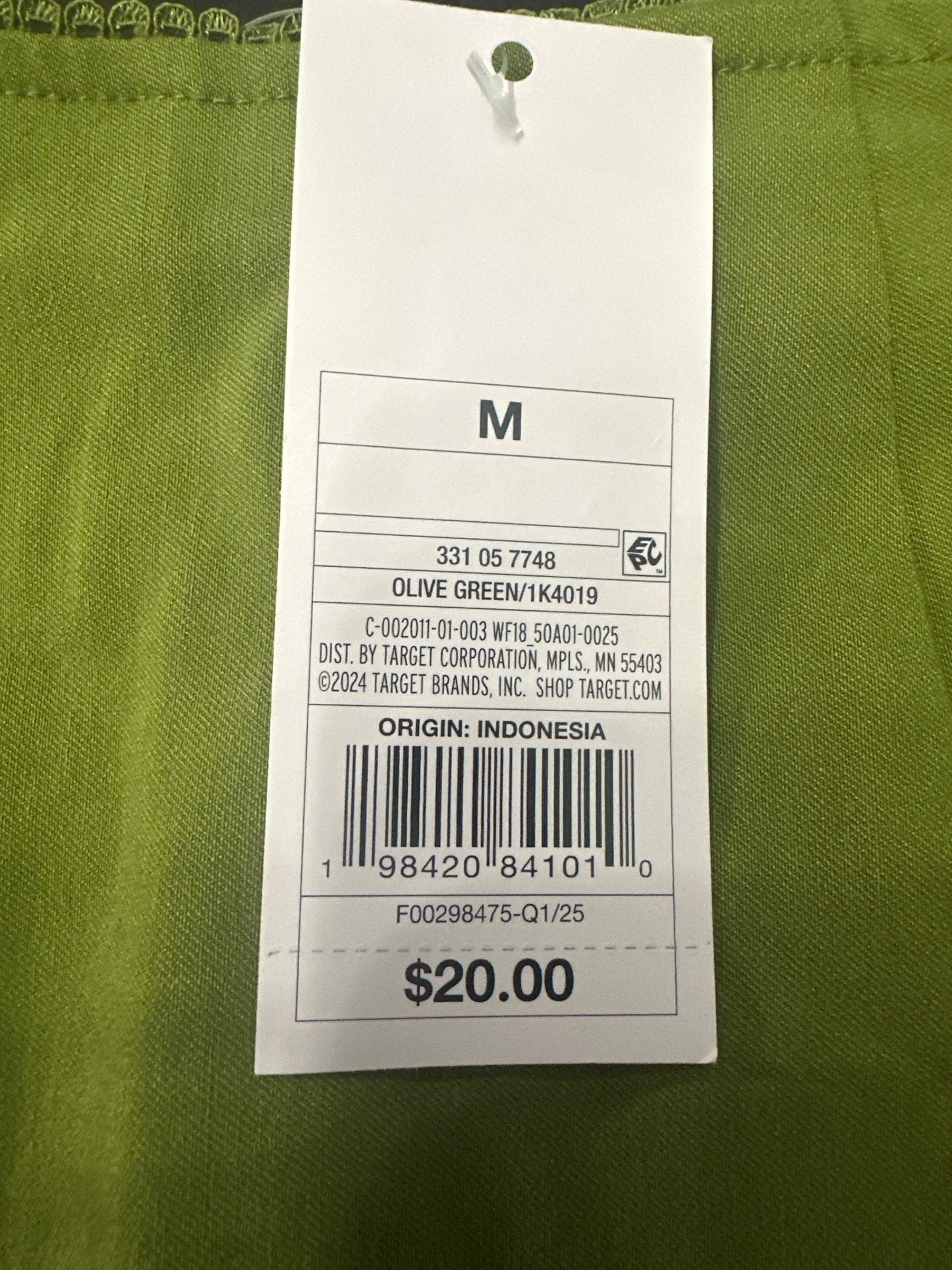 Wild Fable Women's Olive Green Mini Skirt