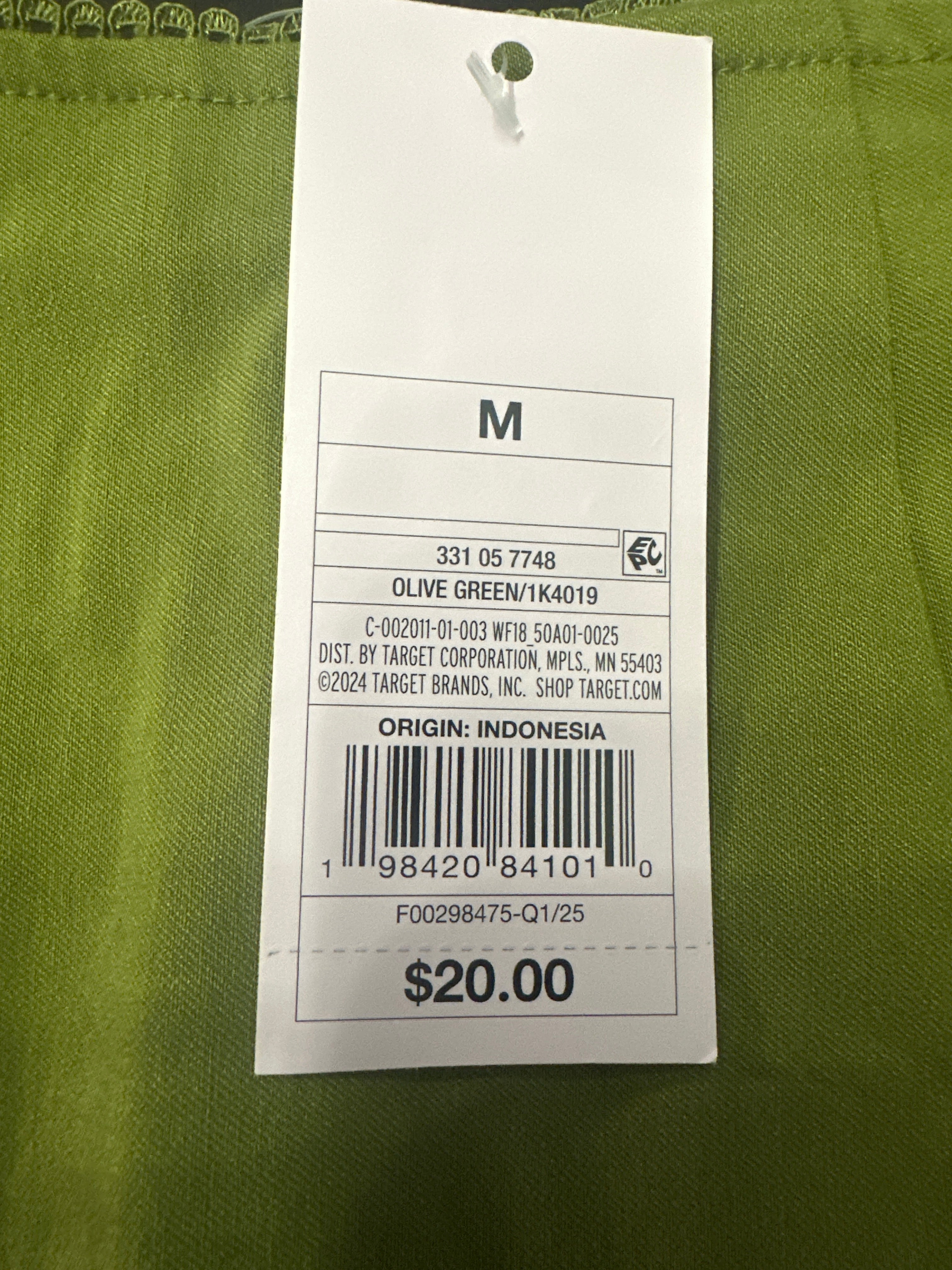 Wild Fable Women's Olive Green Mini Skirt