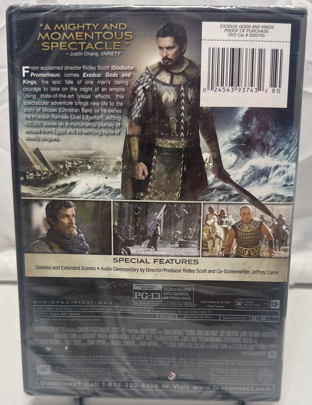 Exodus: Gods and Kings – DVD