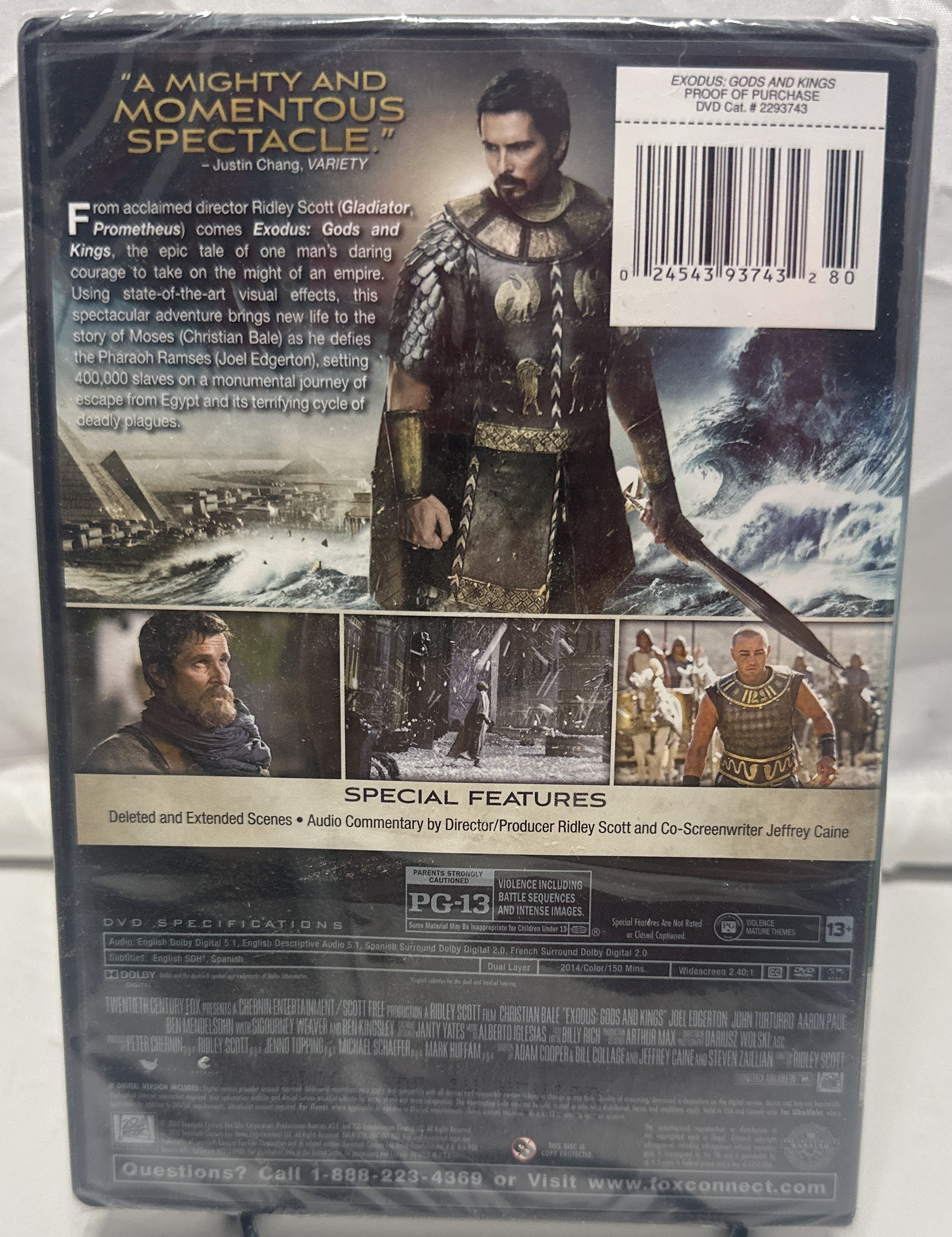 Exodus: Gods and Kings – DVD