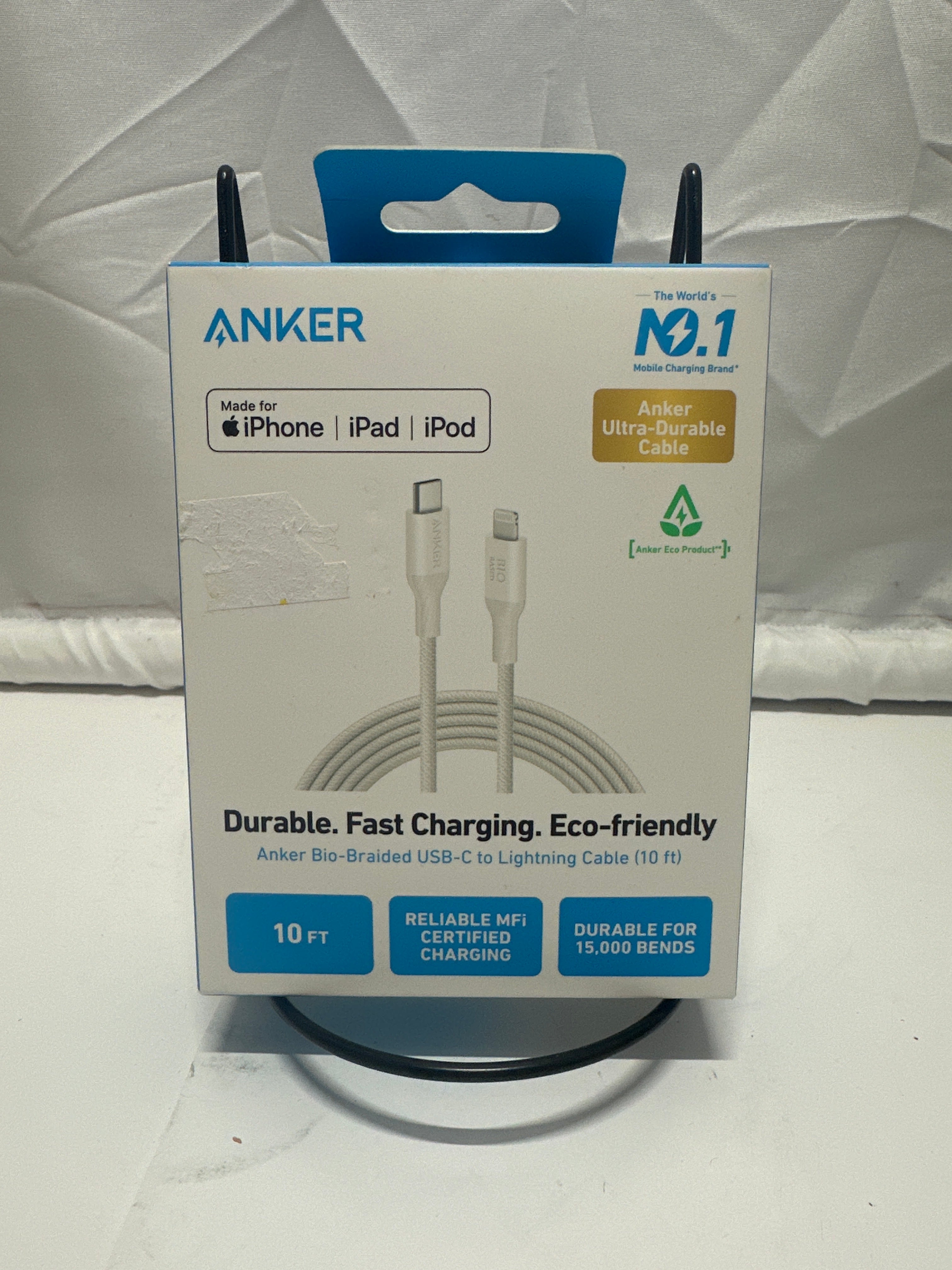 Anker Bio-Braided USB-C to Lightning Cable 10 ft