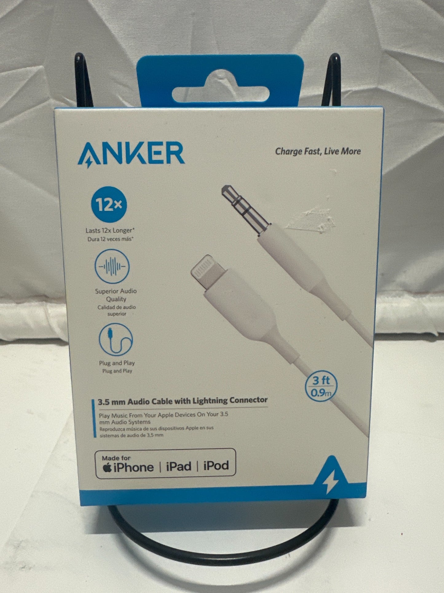 Anker 3.5mm Audio Cable with Lightning Connector