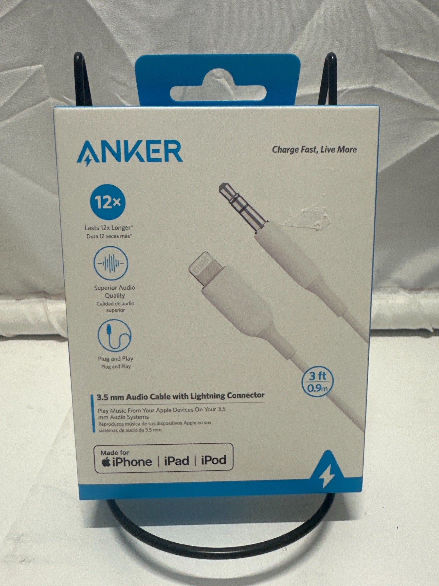 Anker 3.5mm Audio Cable with Lightning Connector