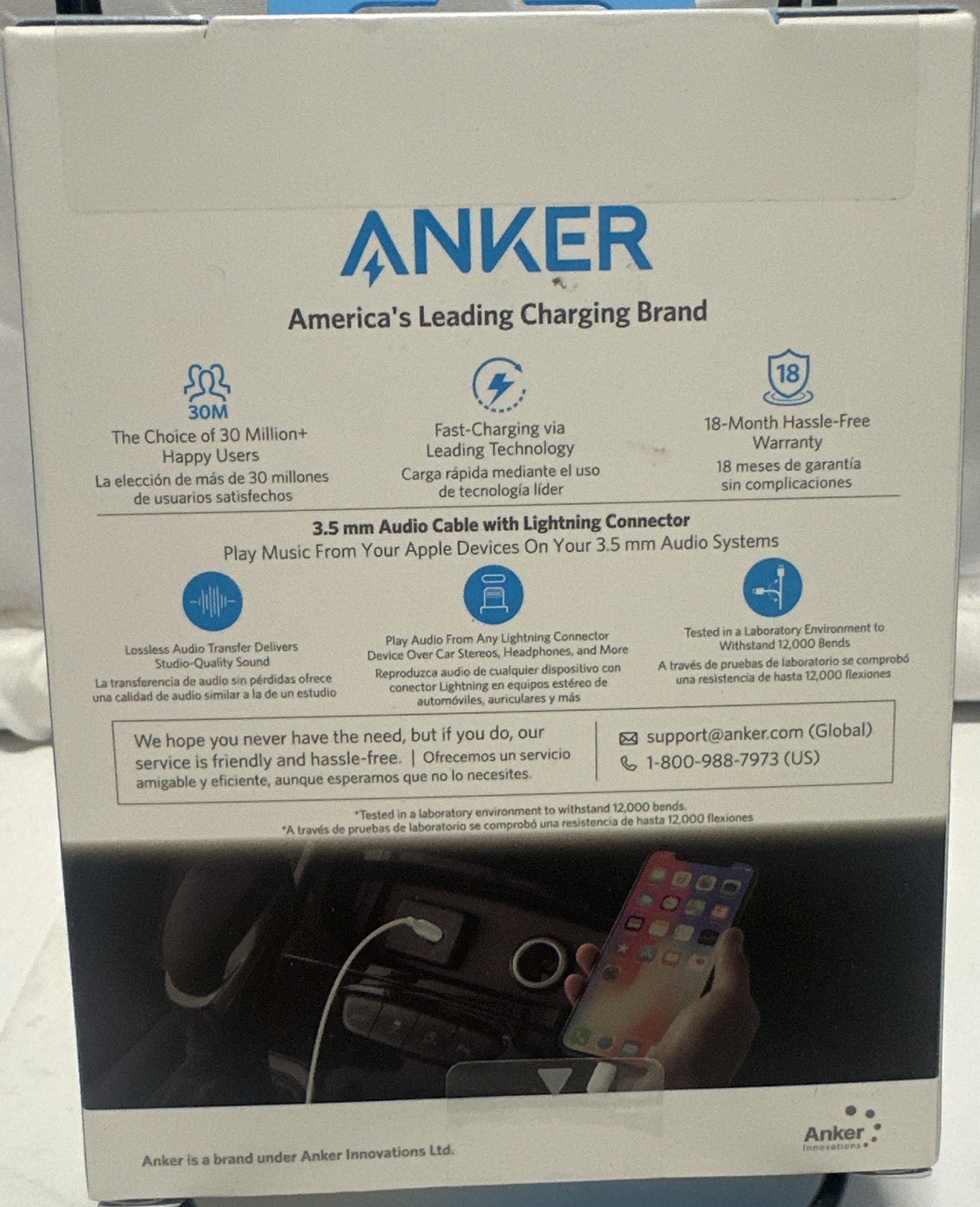 Anker 3.5mm Audio Cable with Lightning Connector