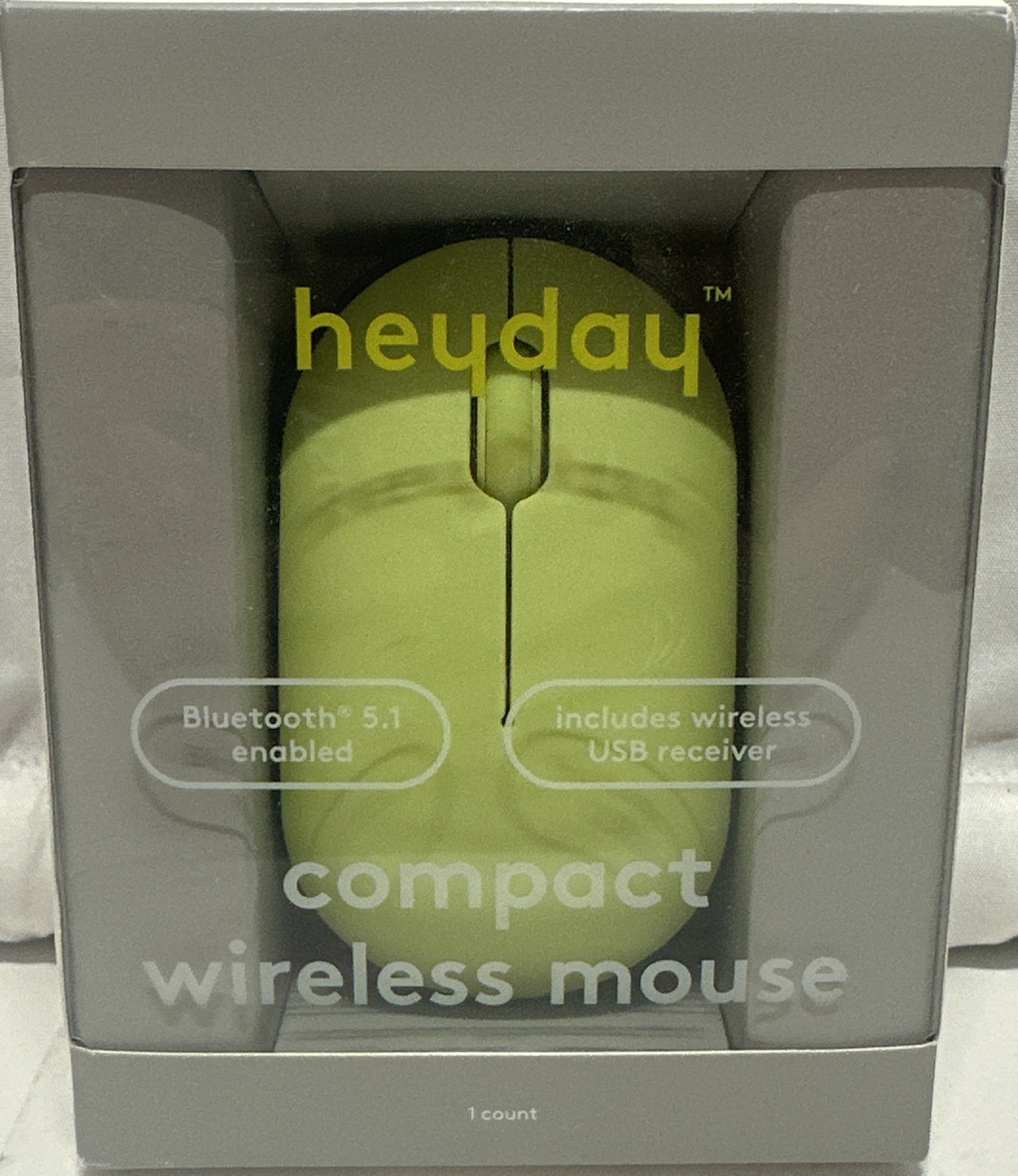 Heyday Compact Wireless Mouse Bluetooth enabled - Pastel Lime