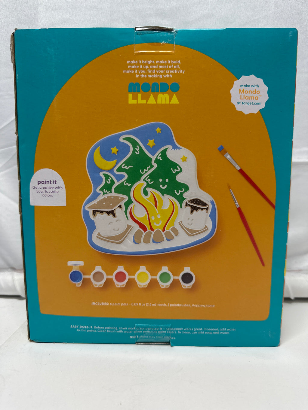 Mondo Llama Paint-Your-Own Ceramic Campfire Kit