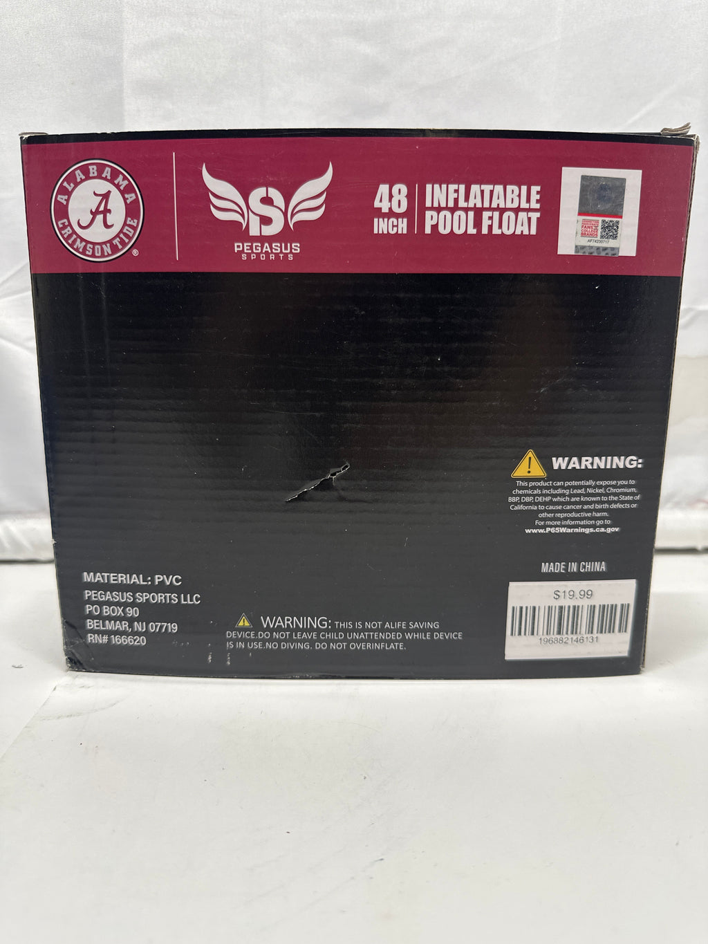 Alabama Crimson Tide 48 Inch Inflatable Pool Float