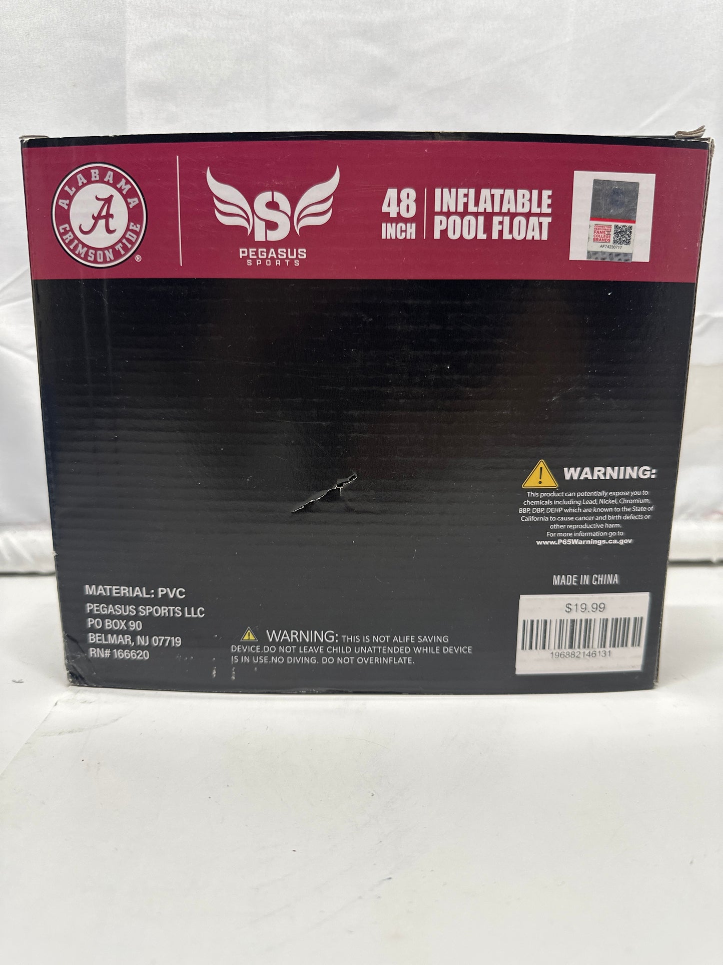Alabama Crimson Tide 48 Inch Inflatable Pool Float