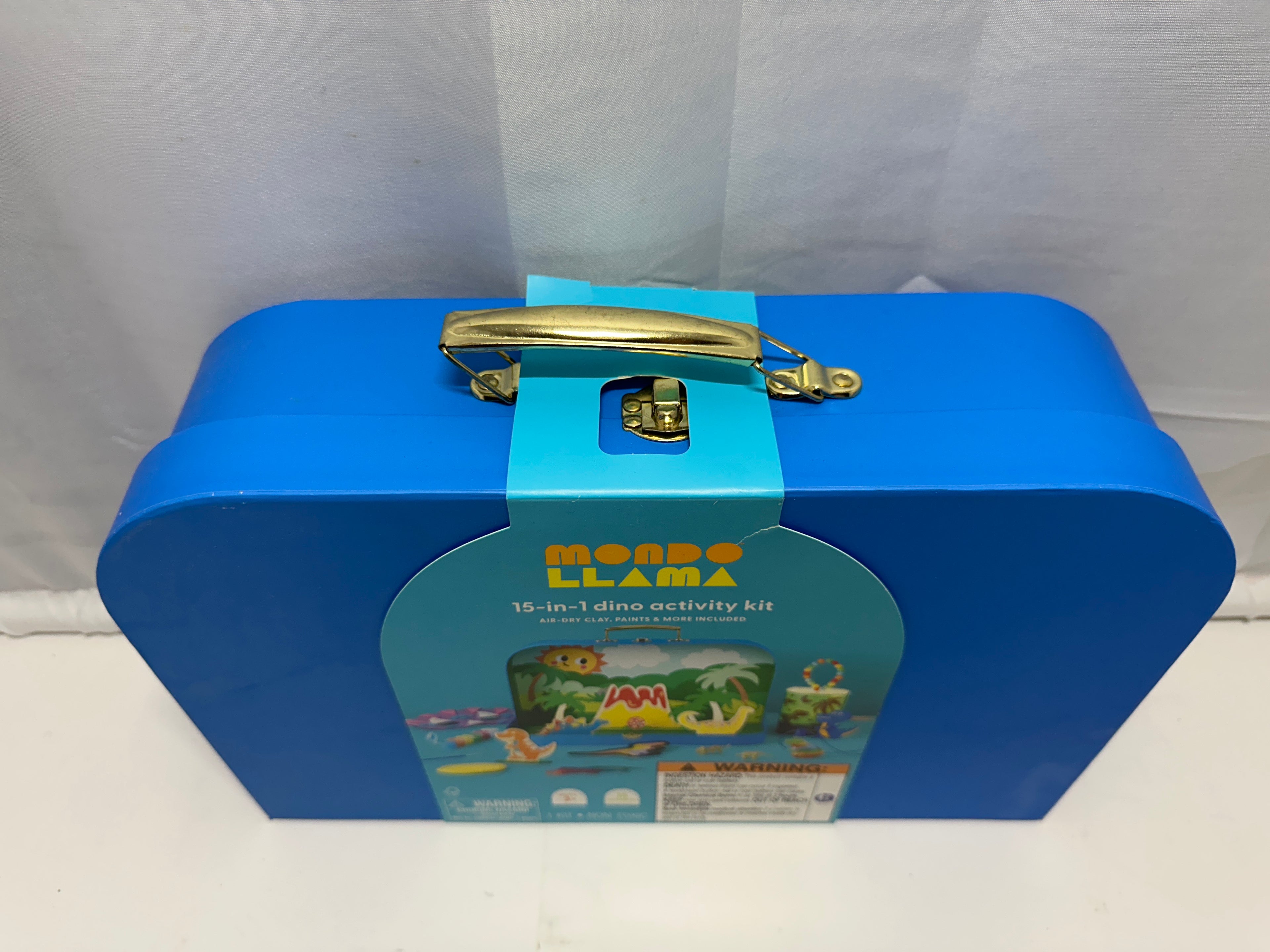 Mondo Llama 15-in-1 Dino Activity Kit Kids Arts Crafts Carry Case Ages 3+
