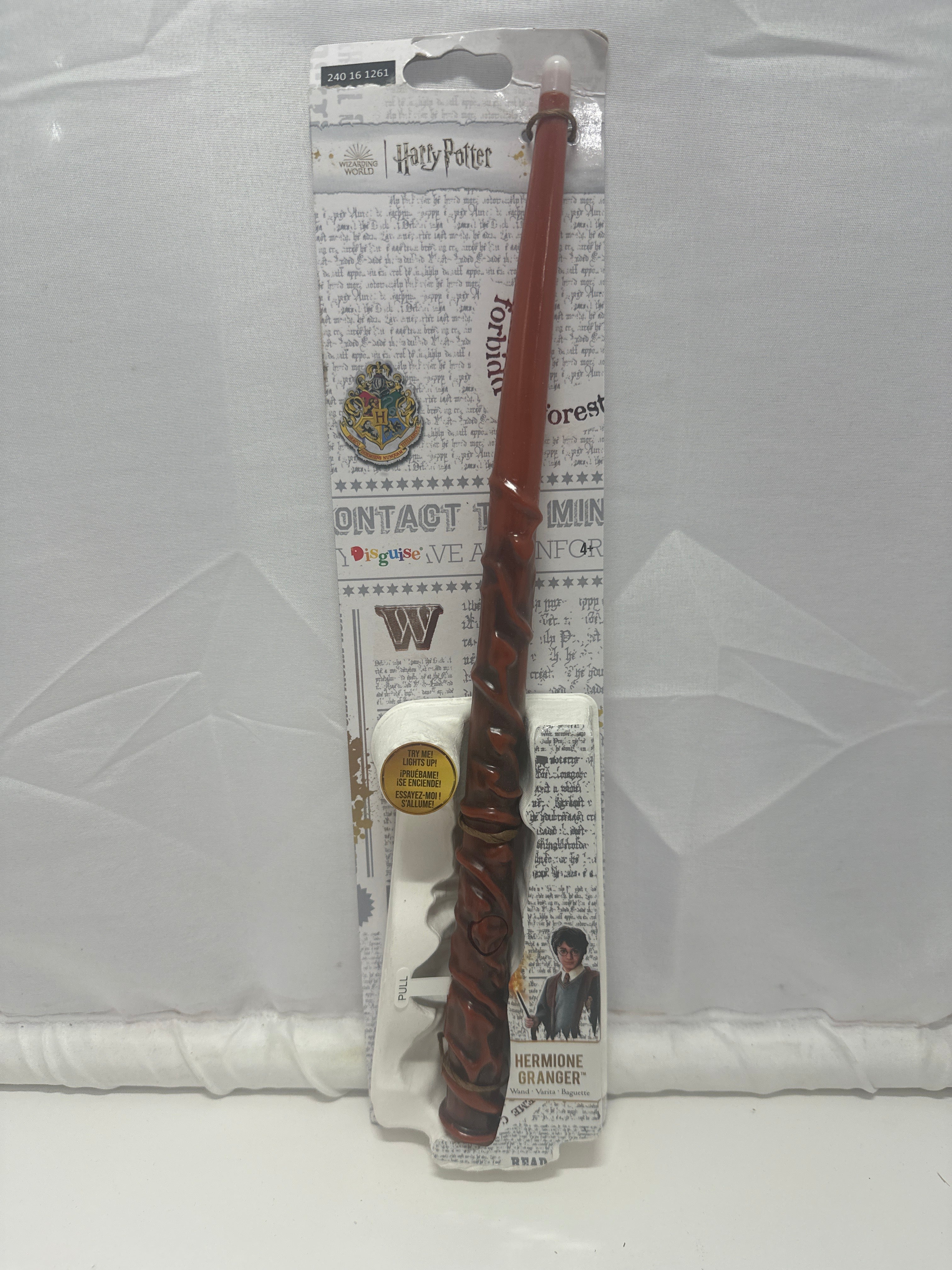 Harry Potter Hermione Granger Light-Up Wand Brown Wizard Toy